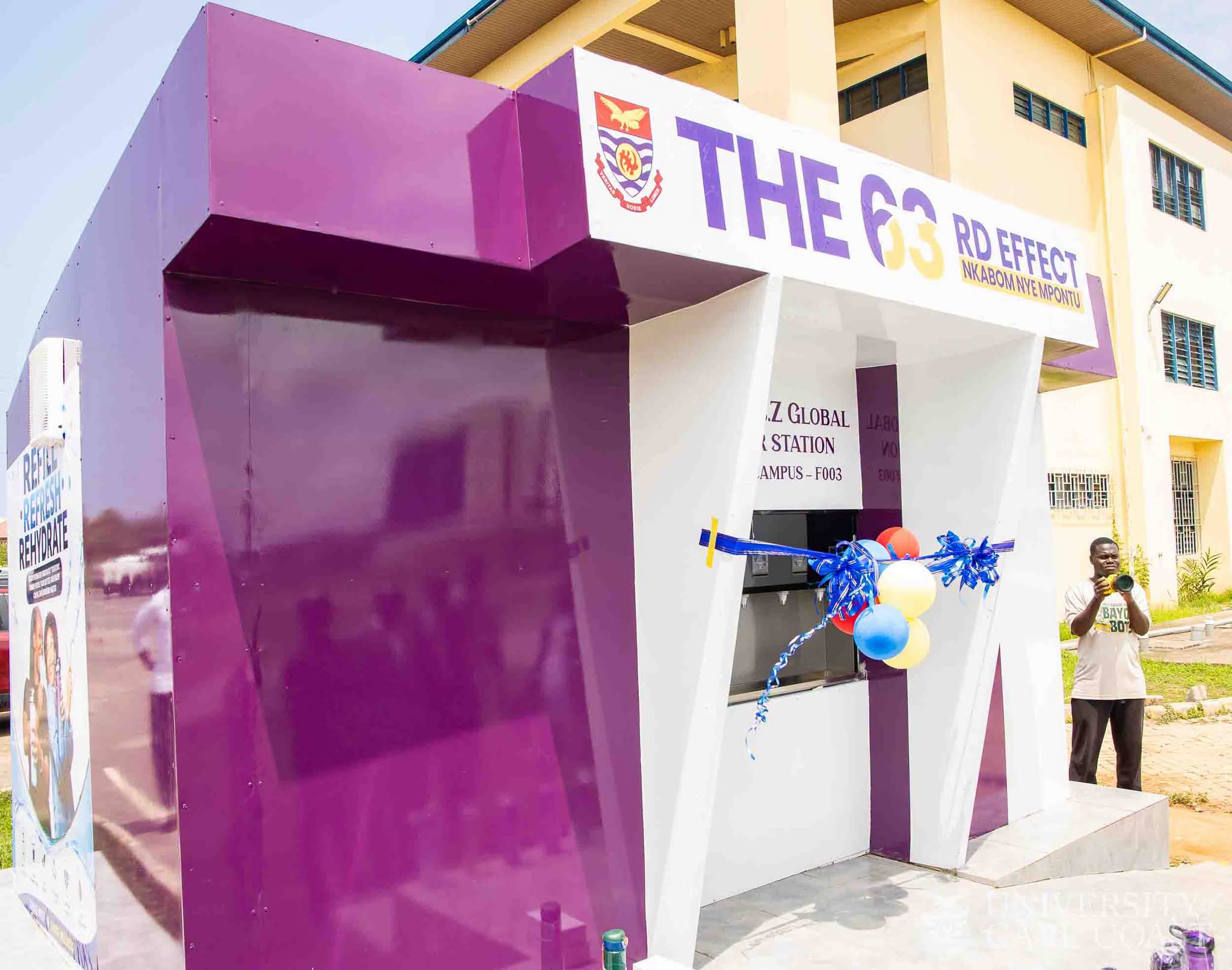 The 63rd Effect water station — inaugurated at the University of Cape Coast